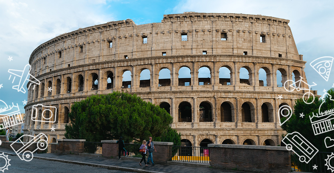 Colosseo Express Cover image around the city