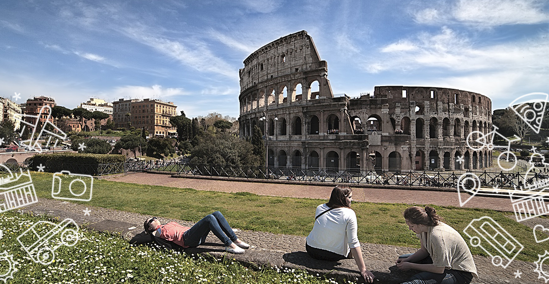 Colosseo Full Cover image around the city